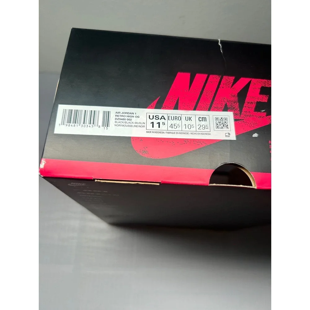 Nike Air Jordan 1 Retro High OG Self Expression Size 11.5 DZ5485 002 New/No Lid